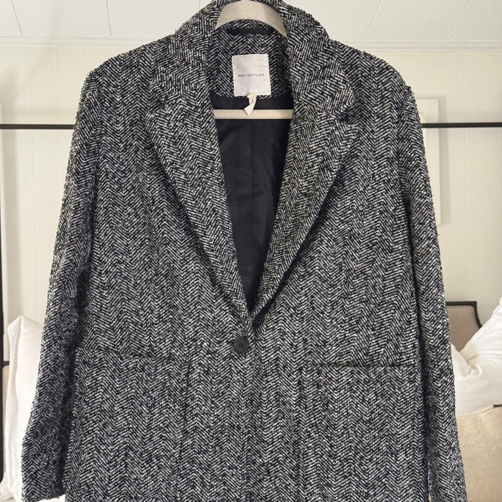 Avec les Filles Wool Blazer